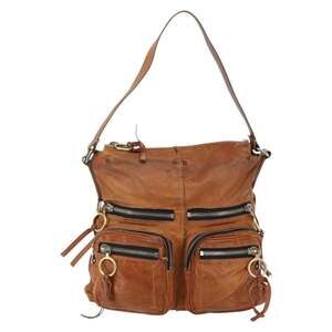 Chloe Leather Betty Shoulder Bag Brown